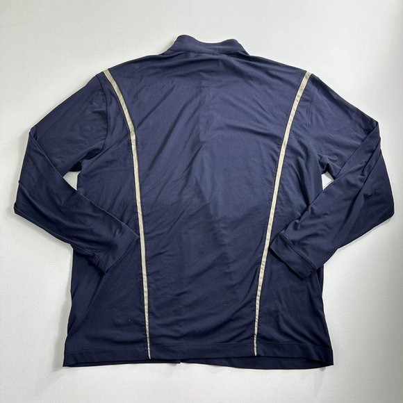 Men's Nike GOLF Fit Dry Quarter 1/4 Zip Pullover Long Sleeve Sweatshirt Shirt - Picture 2 of 8
